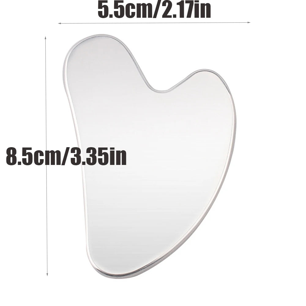 Stainless Steel Gua Sha Scraper Skin Beauty Care Face