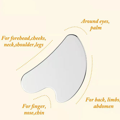 Stainless Steel Gua Sha Scraper Skin Beauty Care Face